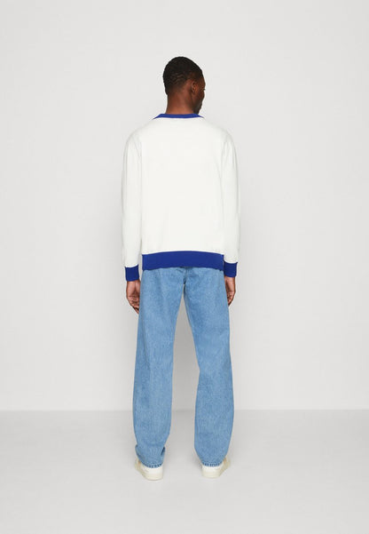 Kangol RIVER CARDIGAN UNISEX - Strickjacke - Off White/blue