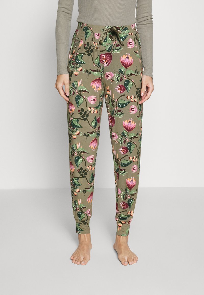  PANT FULL BLOOM - Nachtwäsche Hose - Green