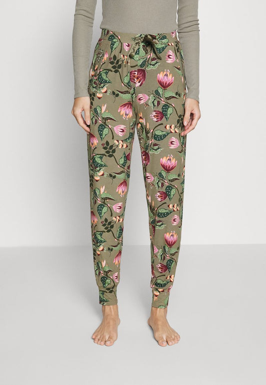  PANT FULL BLOOM - Nachtwäsche Hose - Green
