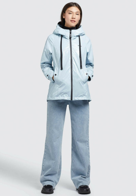Khujo SOMIA - Regenjacke / Wasserabweisende Jacke - Hellblau