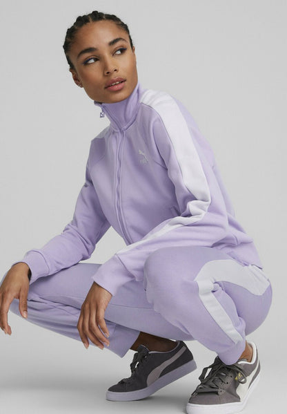 Puma ICONIC T7 - Trainingsjacke - Vivid Violet