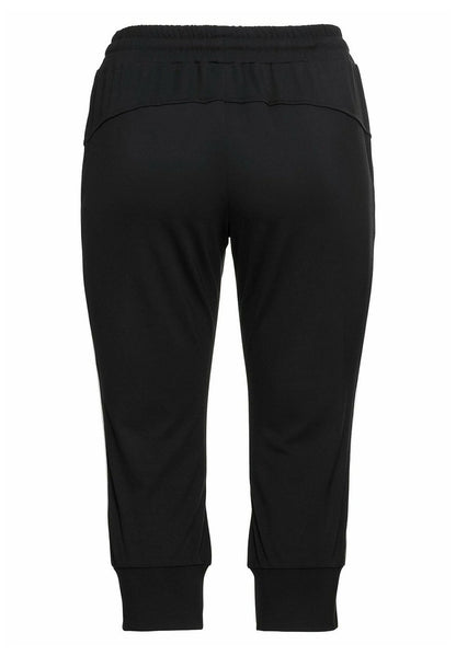 Sheego Kurze Sporthose - Schwarz