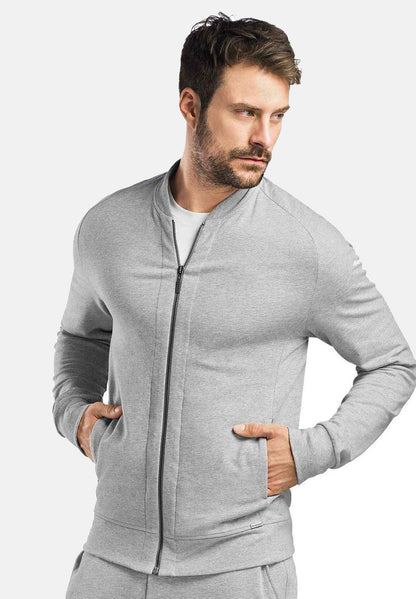 HANRO Sweatjacke - Grey Melange