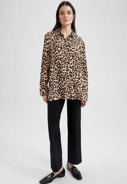 DeFacto Hemdbluse - Brown