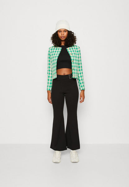 Wal G MELODY BUCKLE TROUSER - Stoffhose - Black