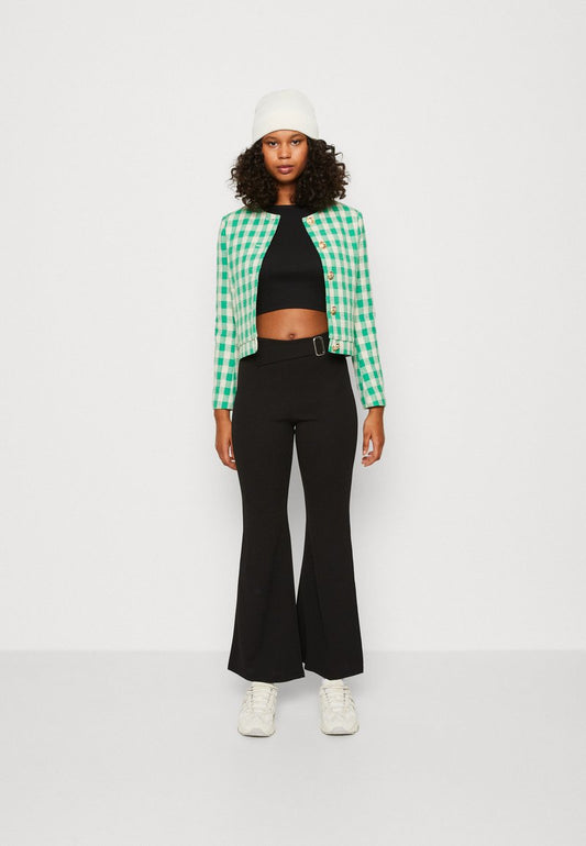 Wal G MELODY BUCKLE TROUSER - Stoffhose - Black