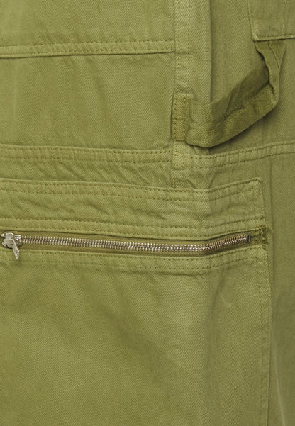 The Ragged Priest MID RISE ZIP SWEEPER - Jeans Relaxed Fit - Green