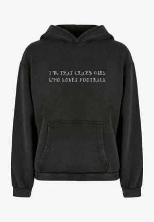  HATE FOOTBALL ACID WASHED - Sweatshirt - Black