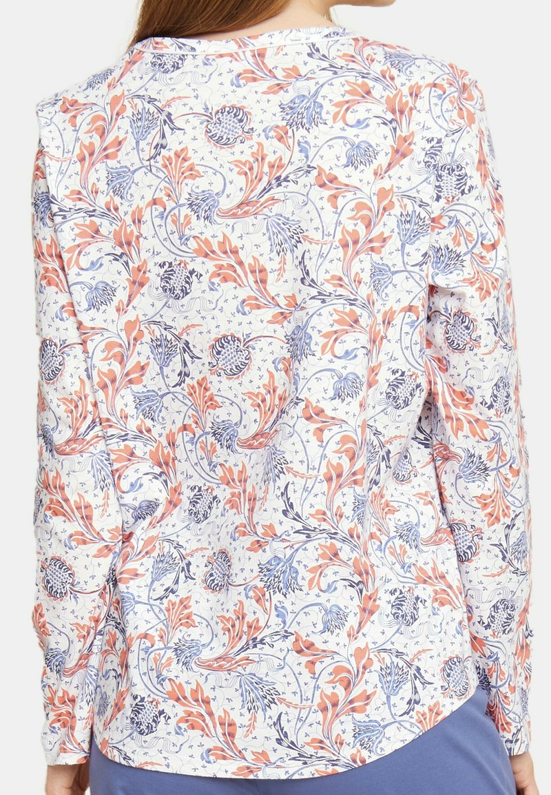  Nachtwäsche Shirt - Blue Ornamental