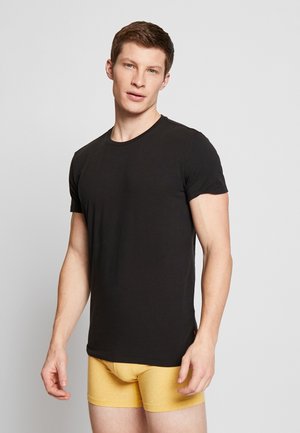  CLASSIC SOLID CREW 3 PACK - Unterhemd/-shirt - Jet Black