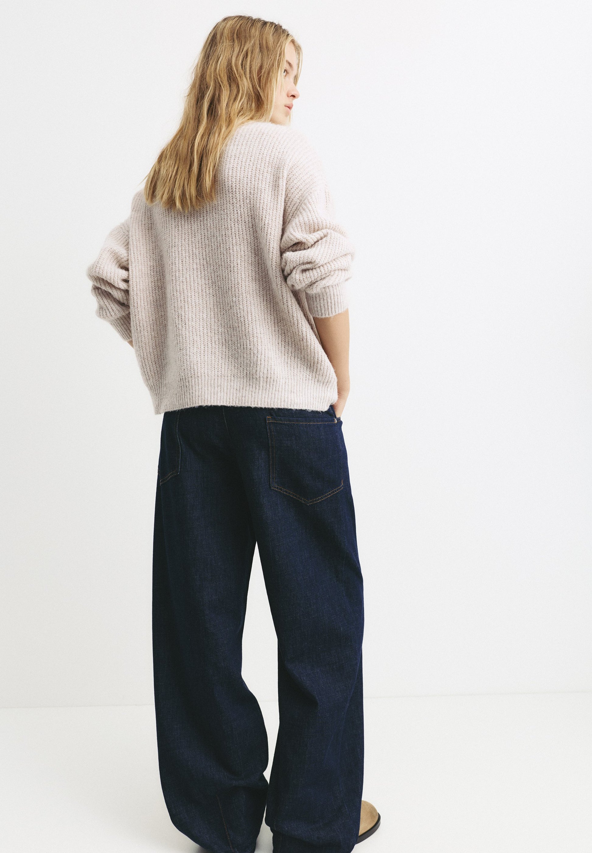 PULL & BEAR PURL - Jumper - Sand