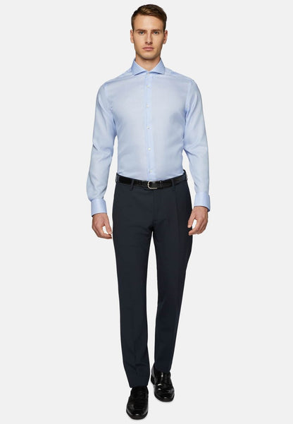  ULTIMATE NON IRON Slim Fit Dobby - Businesshemd - Light Blu