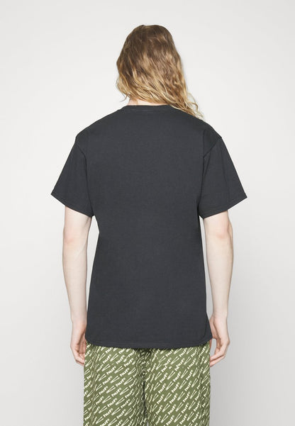 HUF MOODY TEE - T-Shirt Print - Black