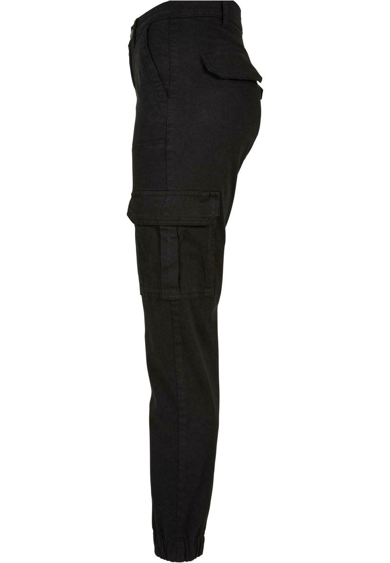 URBAN CLASSICS TWILL UTILITY - Cargohose - Black