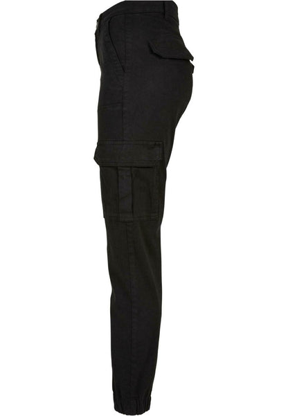 URBAN CLASSICS TWILL UTILITY - Cargohose - Black