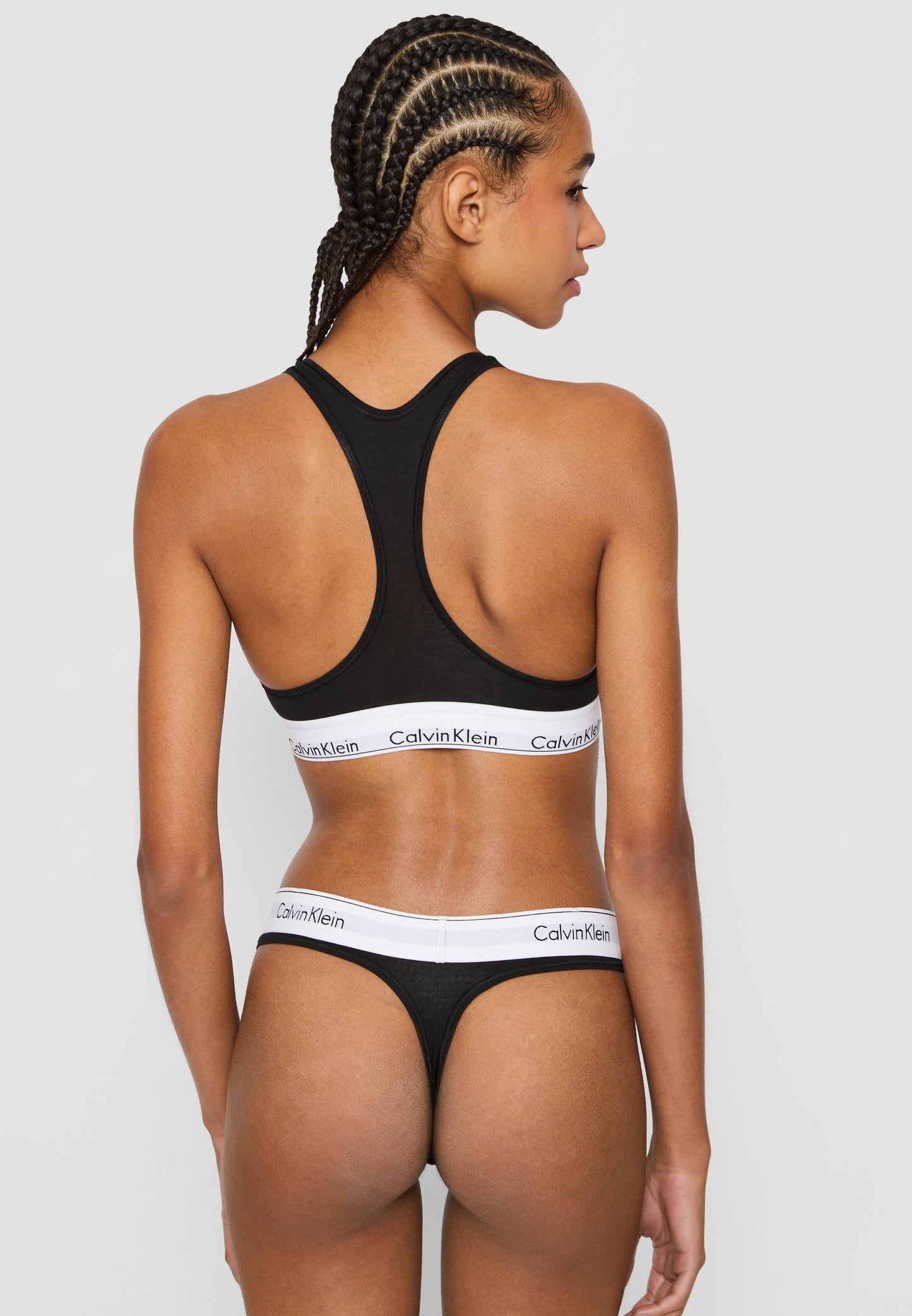 CALVIN KLEIN UNDERWEAR UNLINED BRALETTE ICON COTTON MODAL - Bustier - Black