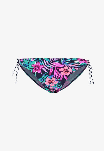 VENICE BEACH Bikini-Hose - Navy Flower Print