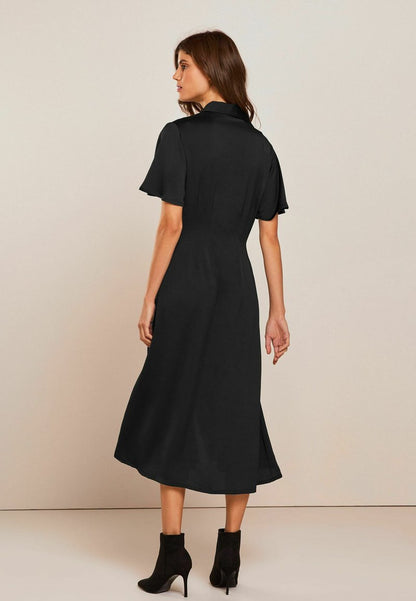Next FLUTED SLEEVE EMPIRE STANDARD - Blusenkleid - Black