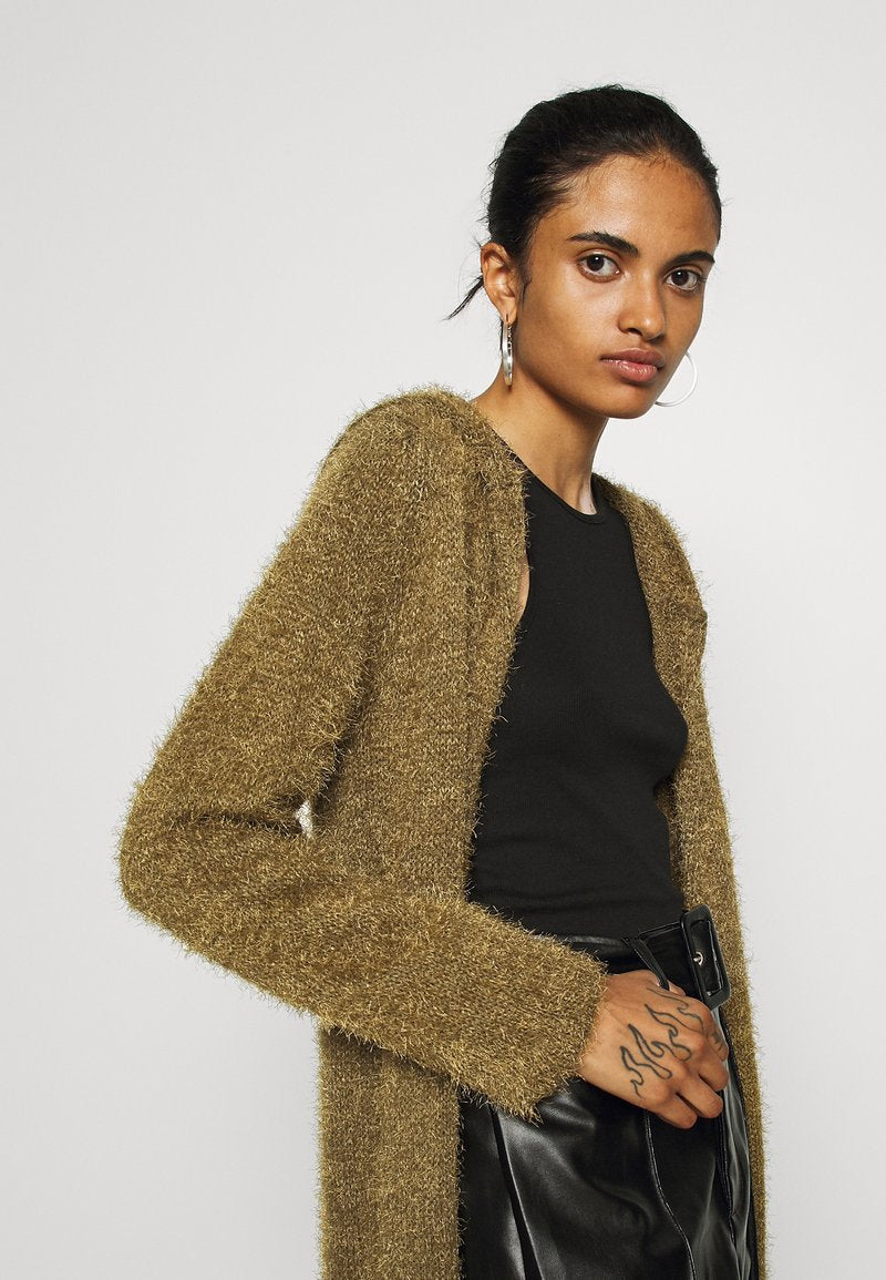 URBAN CLASSICS FEATHER - Strickjacke - Summerolive