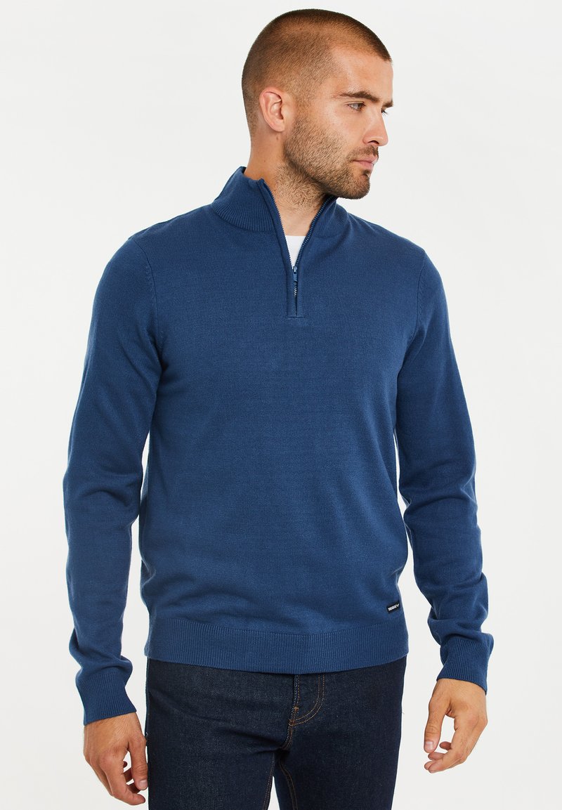 THREADBARE - Strickpullover - Denim Blue