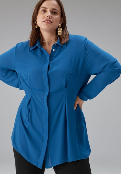  LISA - Hemdbluse - Hockney Blue