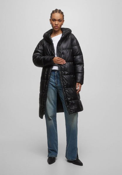 PULL & BEAR Wintermantel - Mottled Black