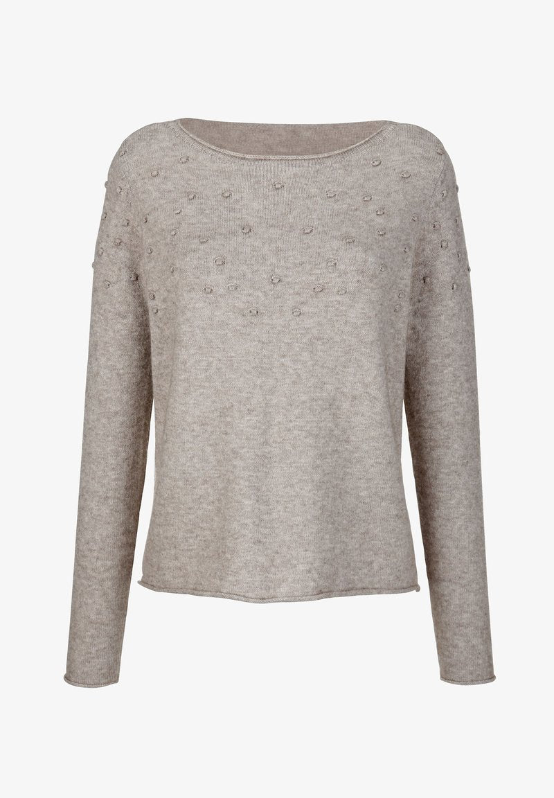  Strickpullover - Taupe