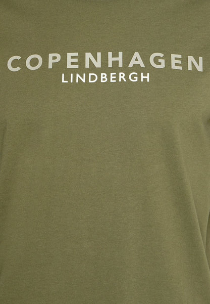Lindbergh COPENHAGEN TEE - T-Shirt Print - Army