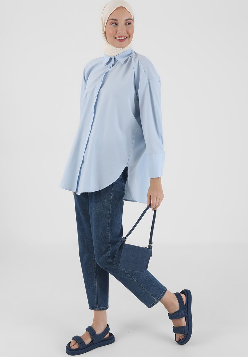  BENIN - Hemdbluse - Light Blue