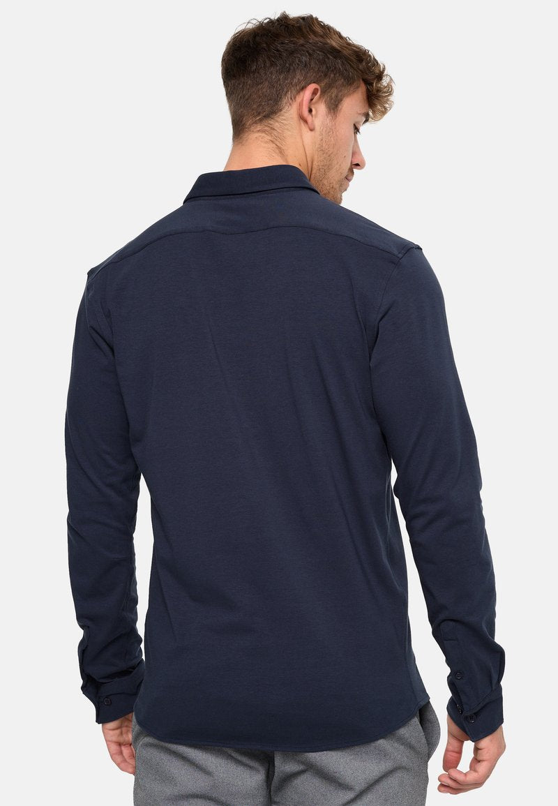 Indicode Jeans LANGARM THEO - Hemd - Navy