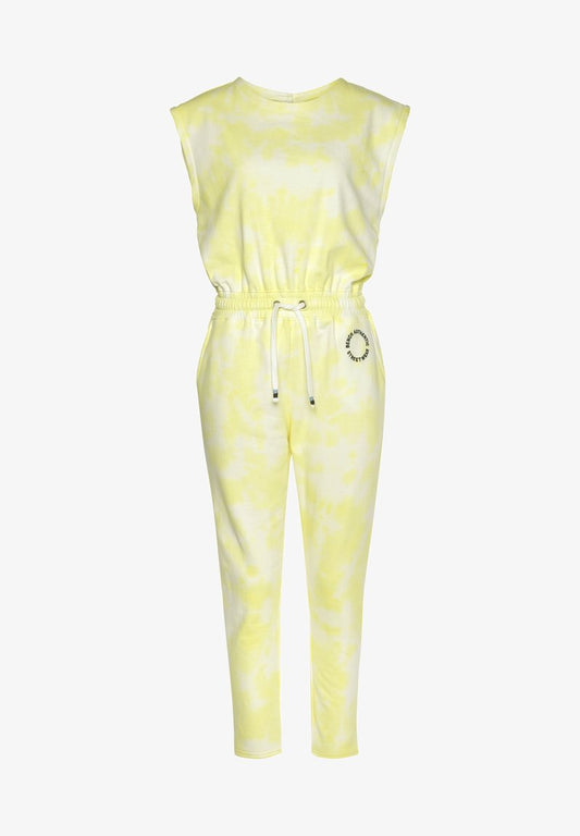 Bench Jumpsuit - Gelb-zitrus-weiß