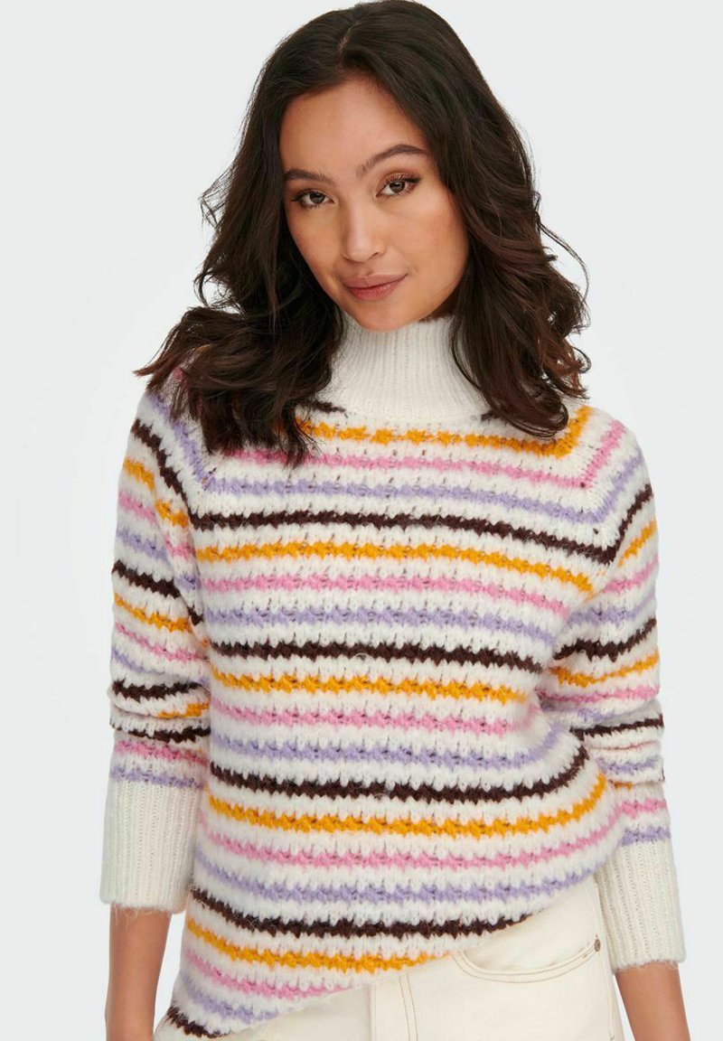 ONLY Strickpullover - Cloud Dancer