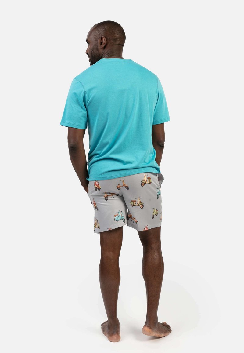 Cyberjammies LUCA VESPA PRINT - Nachtwäsche Hose - Grey Vespa