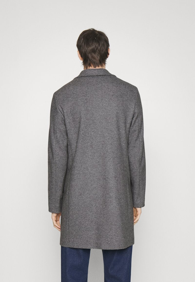 Boss CAM HOOD - Kurzmantel - Dark Grey