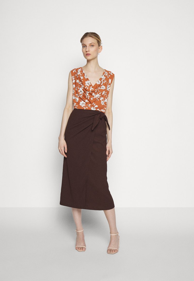Anna Field A-Linien-Rock - Brown