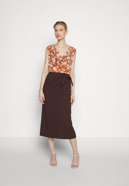 Anna Field A-Linien-Rock - Brown