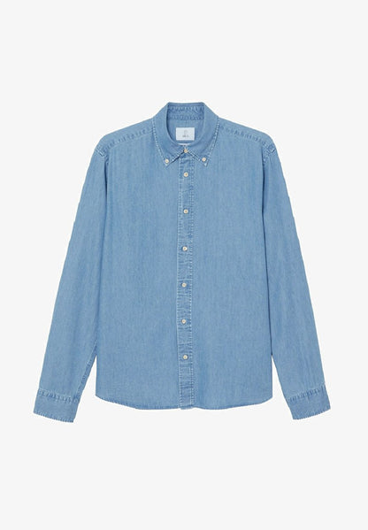  OWEN - Hemd - Light Blue Wash