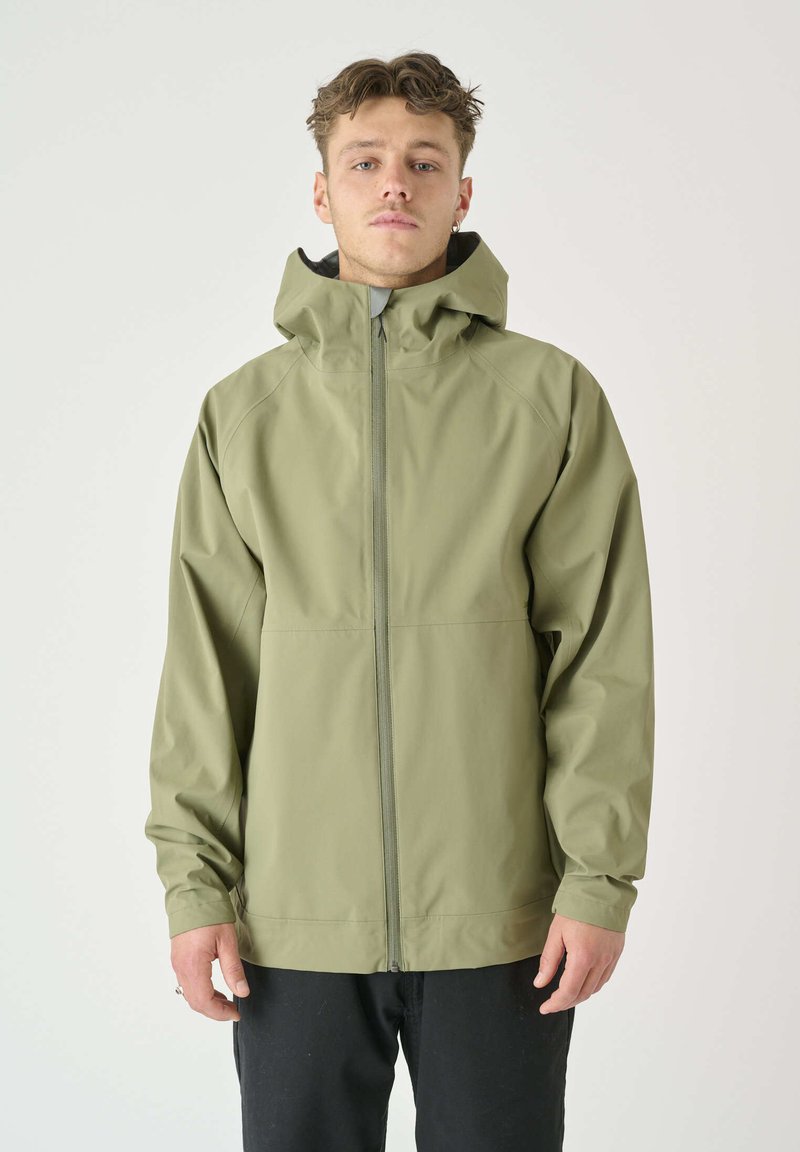 Cleptomanicx NORD WEST - Regenjacke / Wasserabweisende Jacke - Burnt Olive