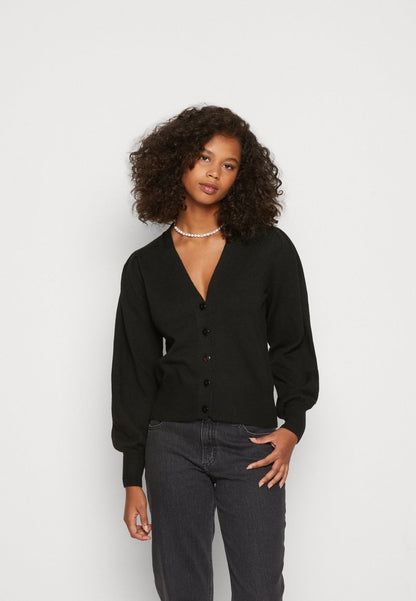 ICHI IHALPA - Strickjacke - Black
