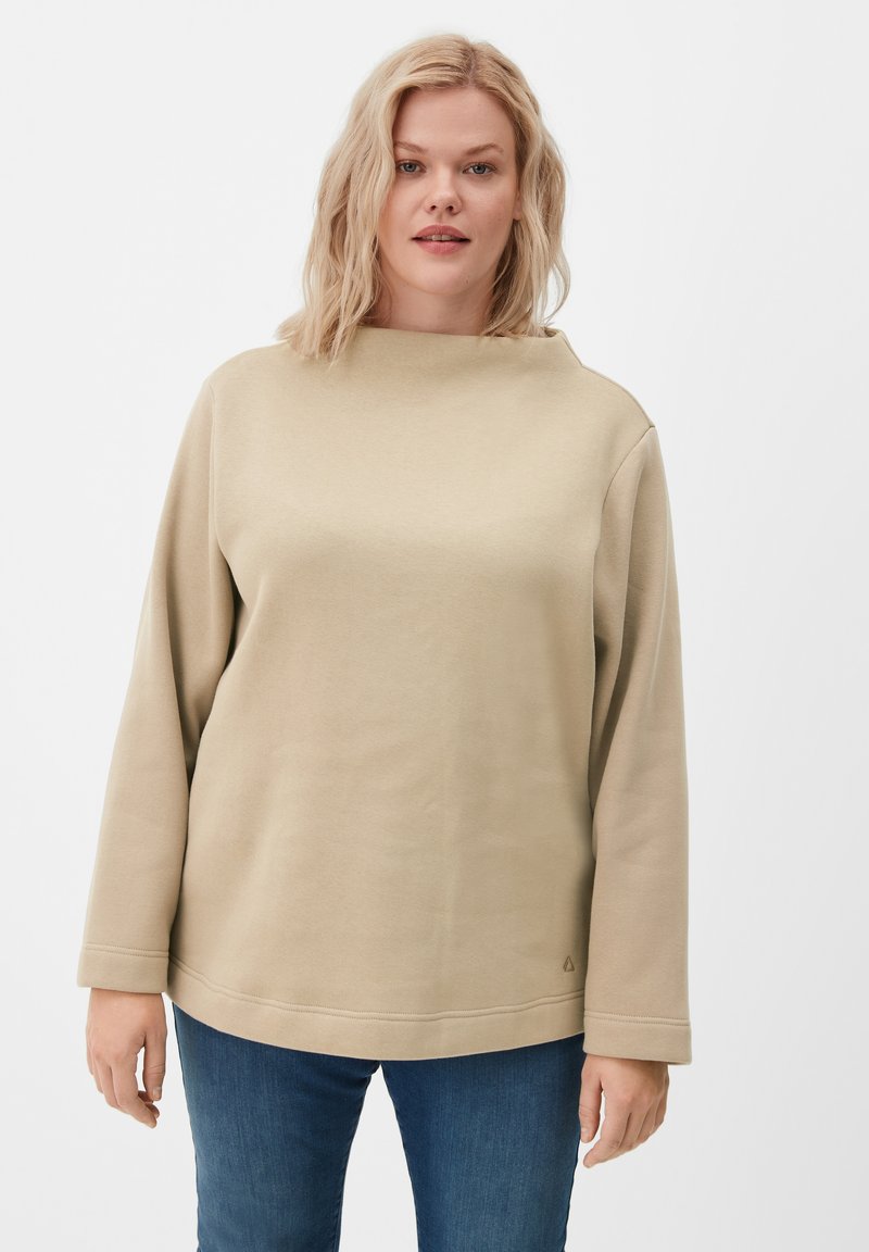 Triangle MET OPSTAANDE KRAAG - Sweatshirt - Sandfarben