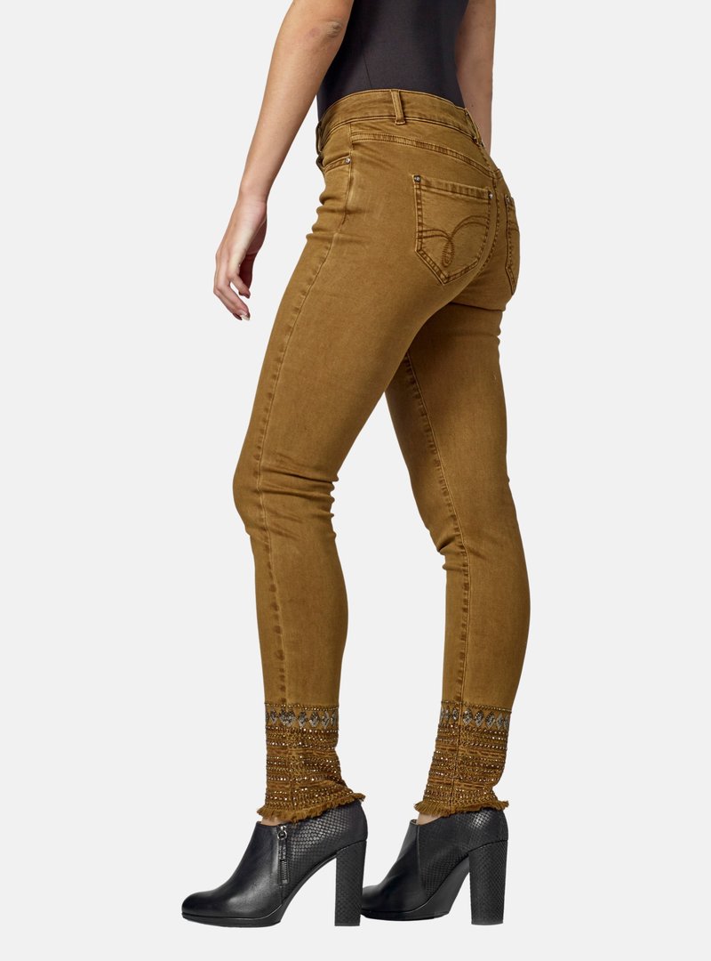 Koroshi Jeans Skinny Fit - Mostaza