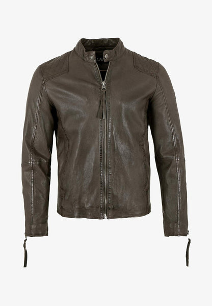  LETO - Lederjacke - Braun