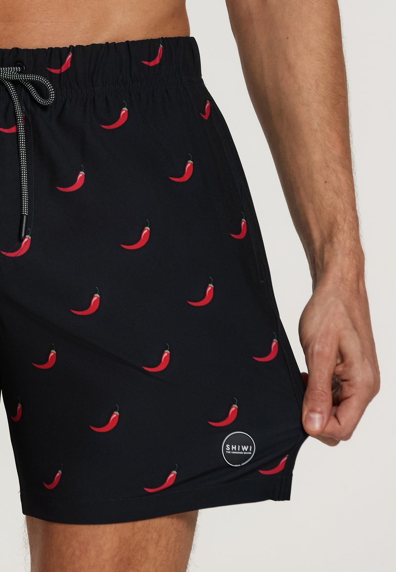 Shiwi CHILI PEPPER - Badeshorts - Black