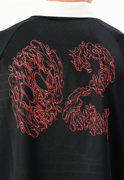  UNISEX - Print T-shirt - Black/sail