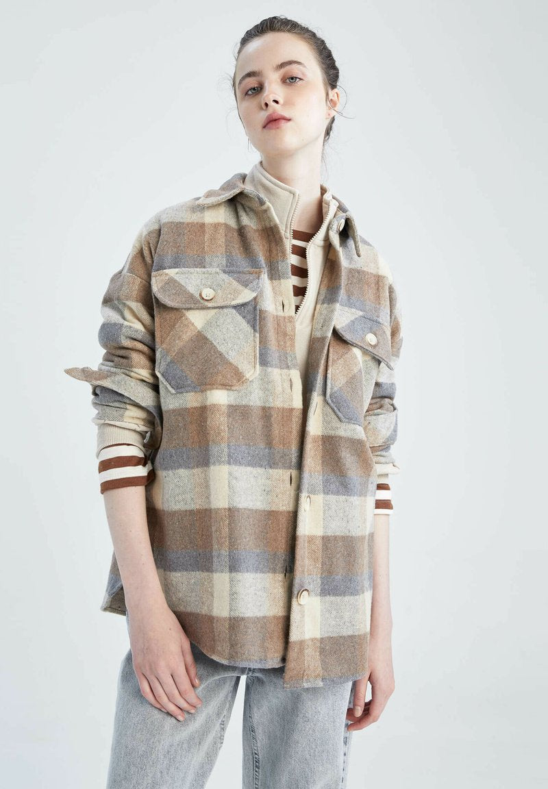 DeFacto Leichte Jacke - Blue
