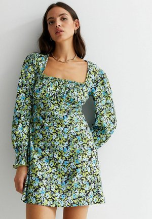 New Look LONG SLEEVE - Freizeitkleid - Black Pattern