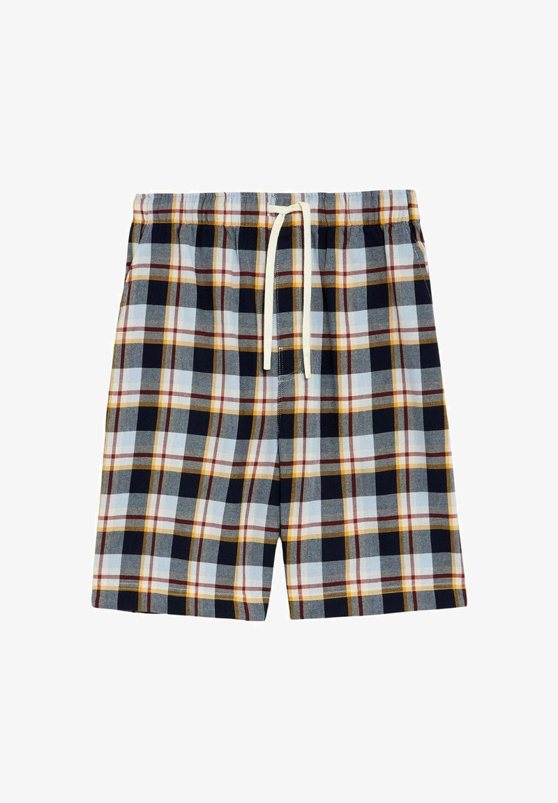 Marks & Spencer CHECKED - Nachtwäsche Hose - Navy Mix