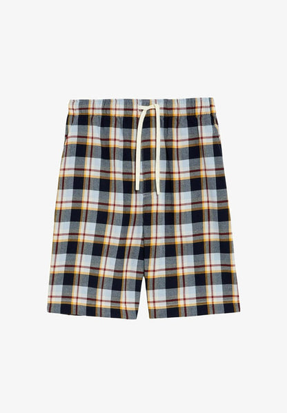 Marks & Spencer CHECKED - Nachtwäsche Hose - Navy Mix