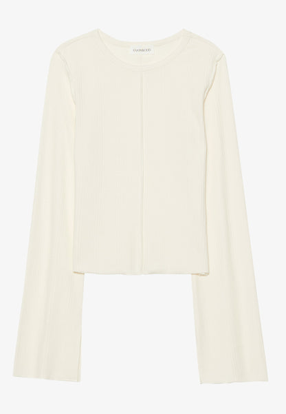 Even&Odd 2 PACK - Long Sleeved Top - White/black