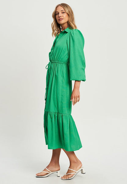 Calli VALERI MIDI - Blusenkleid - Apple Green